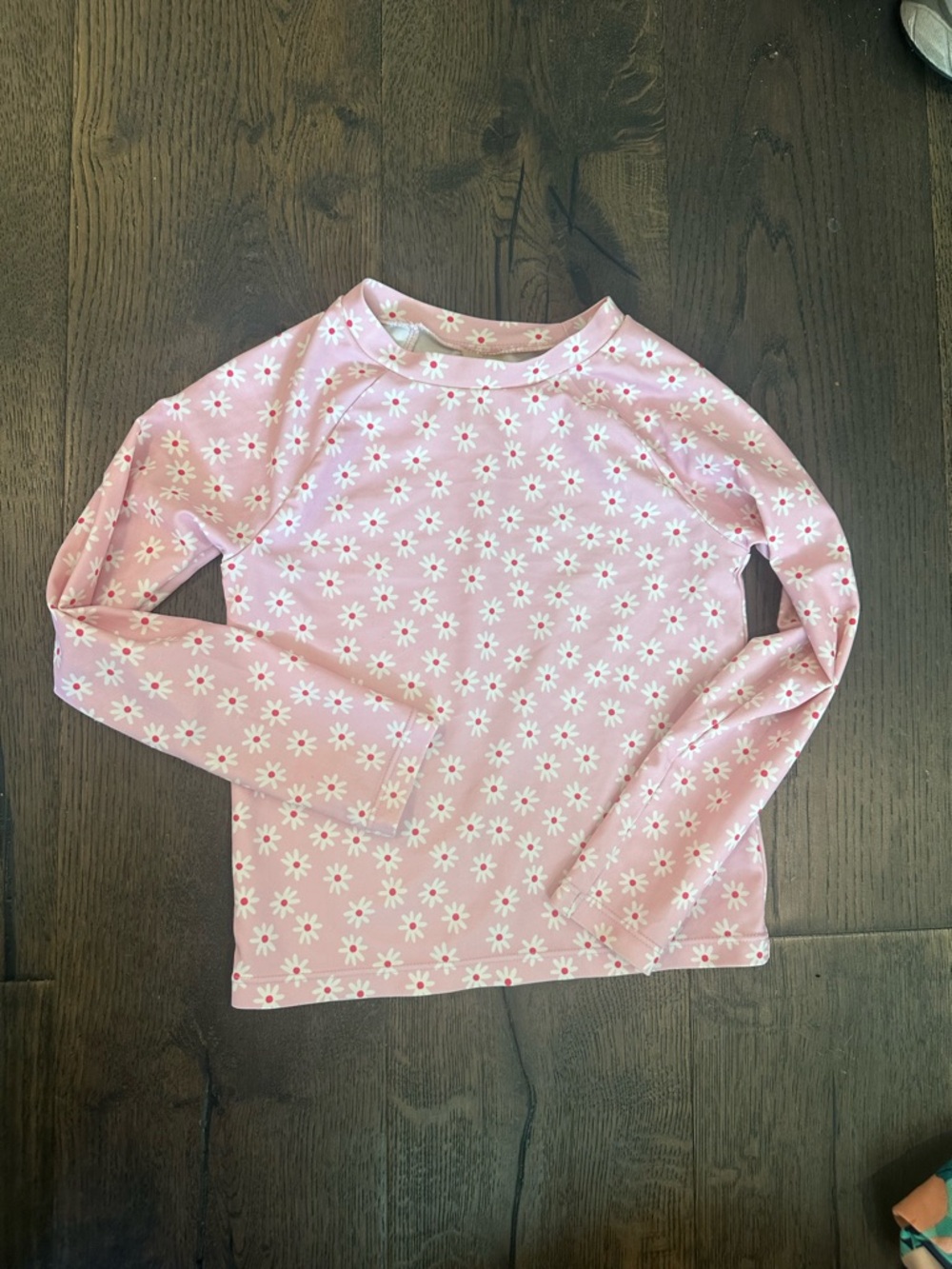 Old Navy Pink Daisy Kids Rashguard